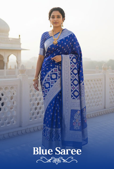 Blue Saree
