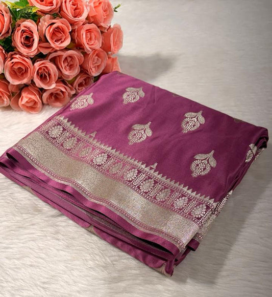 Pink Banarasi saree,banarasi silk saree